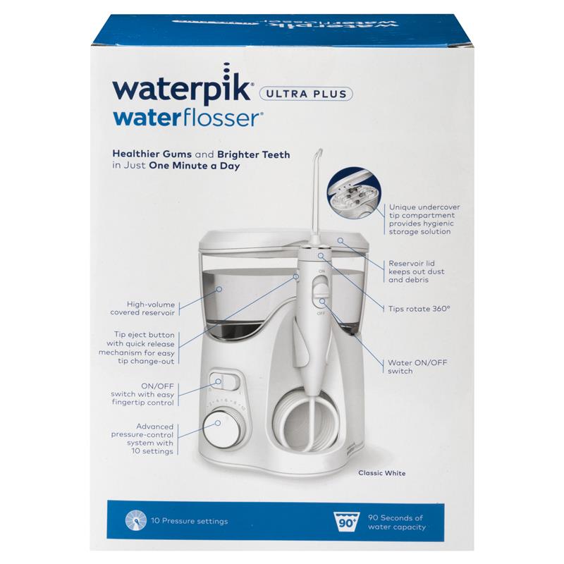 Waterpik Waterflosser Ultra Plus White - 1 Pack - Auzzi Store