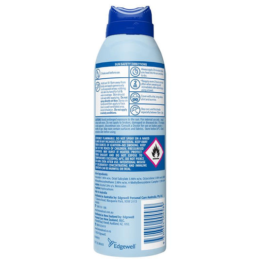 Banana Boat SPF 50+ Dry Balance Spray 175g - Lightweight Sun Protection - Auzzi Store