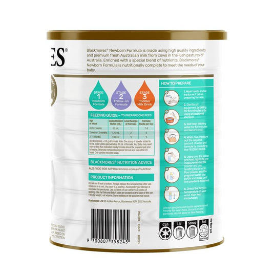 Blackmores Newborn Formula 900g - Essential Nutrition for Infants from Birth to 6 Months-Auzzi Store