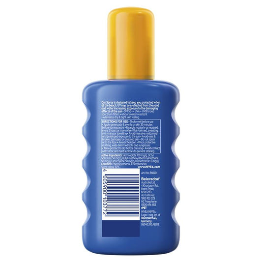 NIVEA Sun Ultra Beach SPF50+ Sunscreen Spray 200ml-Auzzi Store