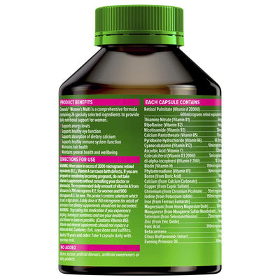 Cenovis Women's Daily Multivitamin & Mineral Capsules - 100