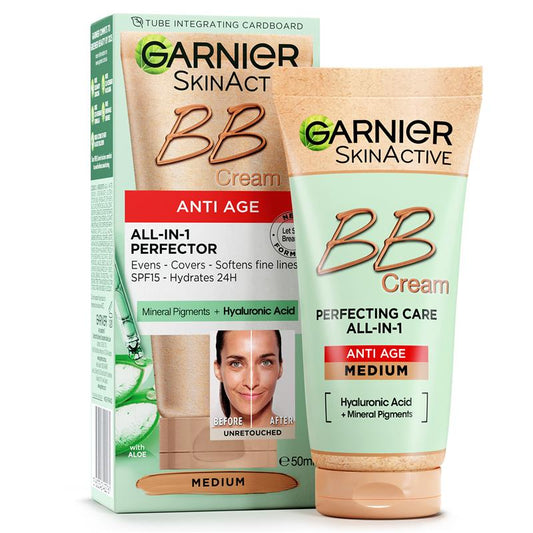 Garnier BB Cream All-In-One Perfector Anti-Age Medium SPF 25 50mL - Auzzistore