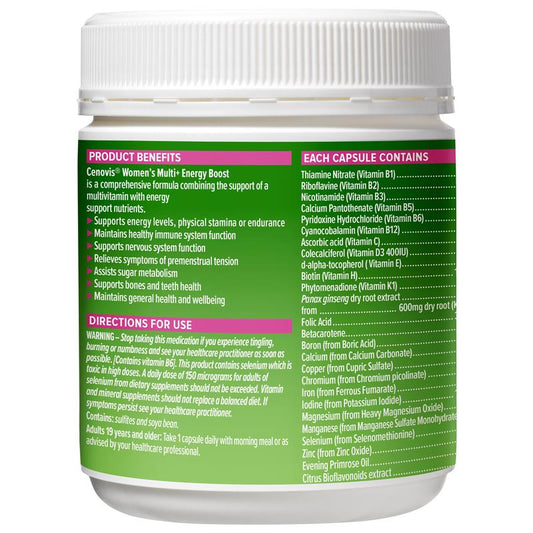 Cenovis Women's Multivitamin & Energy Boost - 150 Capsules – view 2