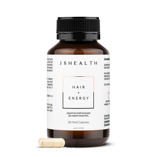 JSHEALTH Hair + Energy Formula 60 Capsules - Ultimate Hair Support – view 2