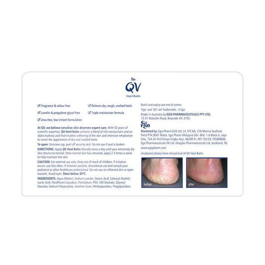 QV Feet Heel Balm 100g - Urea-Free Moisturizer for Dry, Cracked Heels – view 2