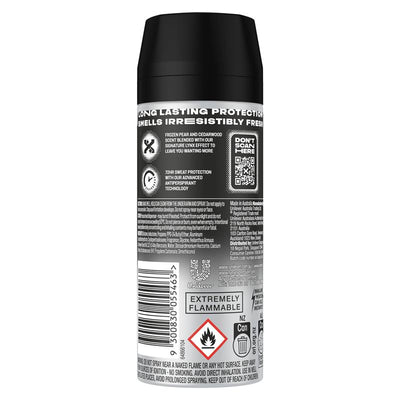 LYNX Black 165ml Antiperspirant Aerosol for Men – 72H Protection