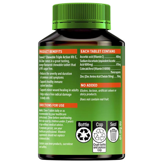 Cenovis Immune Support Vitamin C, D & Zinc Chewable Tablets - 60 – view 2