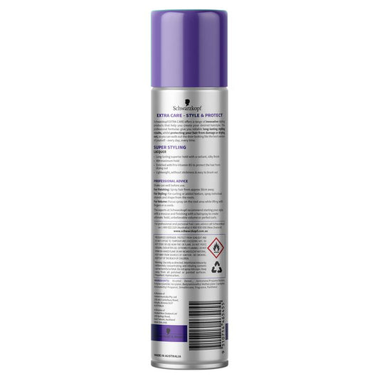 Schwarzkopf Extra Care Styling Lacquer Super 100g-Auzzi Store