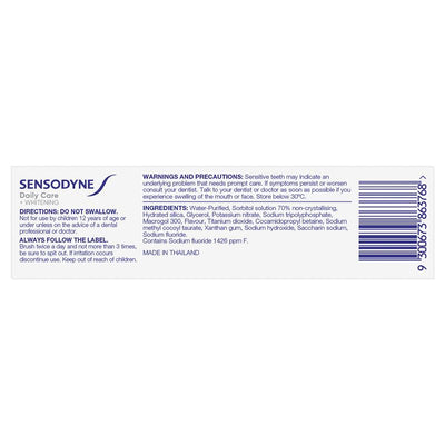 Sensodyne Daily Care + Whitening Toothpaste - 50g for Sensitive Teeth