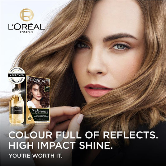 L'Oreal Paris Preference Tahiti 4 Brown - Luxurious Permanent Hair Color-Auzzi Store