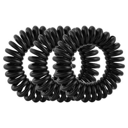 Lady Jayne Kink-Free Spiral Hair Elastic - Black 8 Pack-Auzzi Store