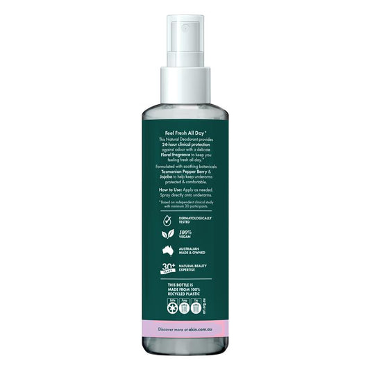 Akin Geranium & Wood Natural Deodorant Spray 150ml – view 2
