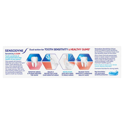 Sensodyne Toothpaste - Sensitivity & Gum Extra Fresh 100g