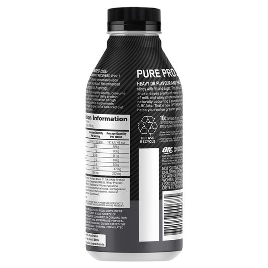 Optimum Nutrition Pure Pro 35 Vanilla 355ml - On-the-Go Protein Shake – view 2