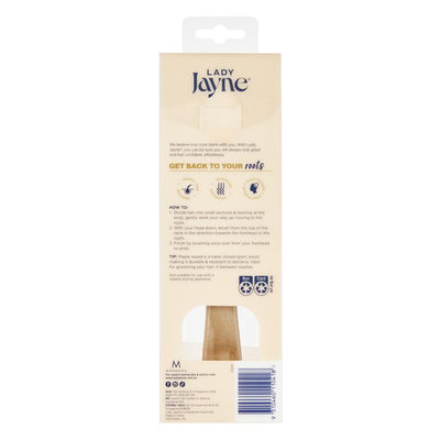 Lady Jayne Paddle Brush   (Wooden Brush)