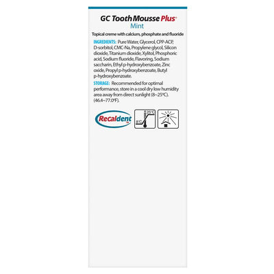GC Tooth Mousse Plus Mint 40g - Enamel Protection