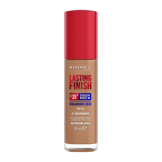 Rimmel Lasting Finish 35HR Foundation - 400 Natural Beige, 30 ML – view 2