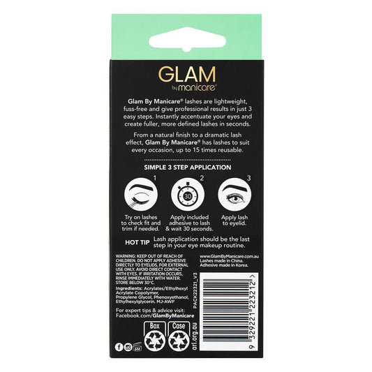 Glam By Manicare Sophia Lashes - 4 Pack Length - Auzzi Store