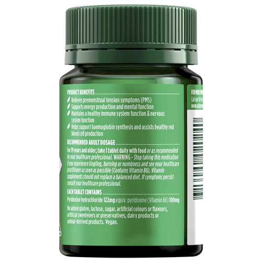 Nature's Own Vitamin B6 100mg Tablets - 60 Vegan, Gluten-Free – view 2