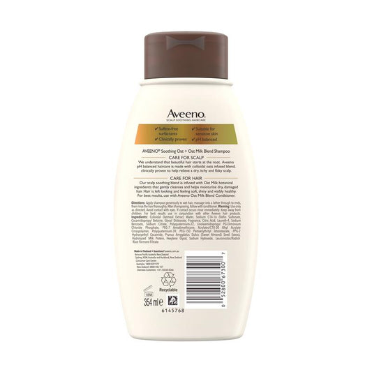 Aveeno Oat Milk Blend Moisturising Shampoo for Dry & Damaged Hair - 354mL – view 2