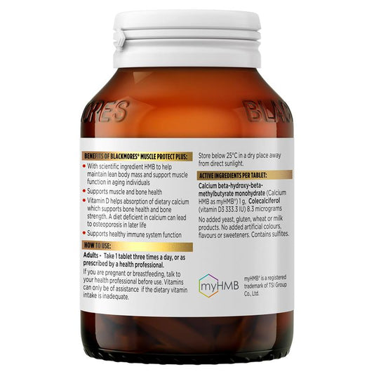 Blackmores Muscle Protect Plus 60 Tablets - Maintain Muscle Mass