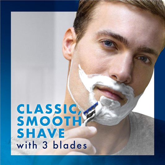 Gillette Mach3 Turbo Razor Cartridges 4-Pack – 3D Shave, 15 Uses – view 2 - Auzzistore