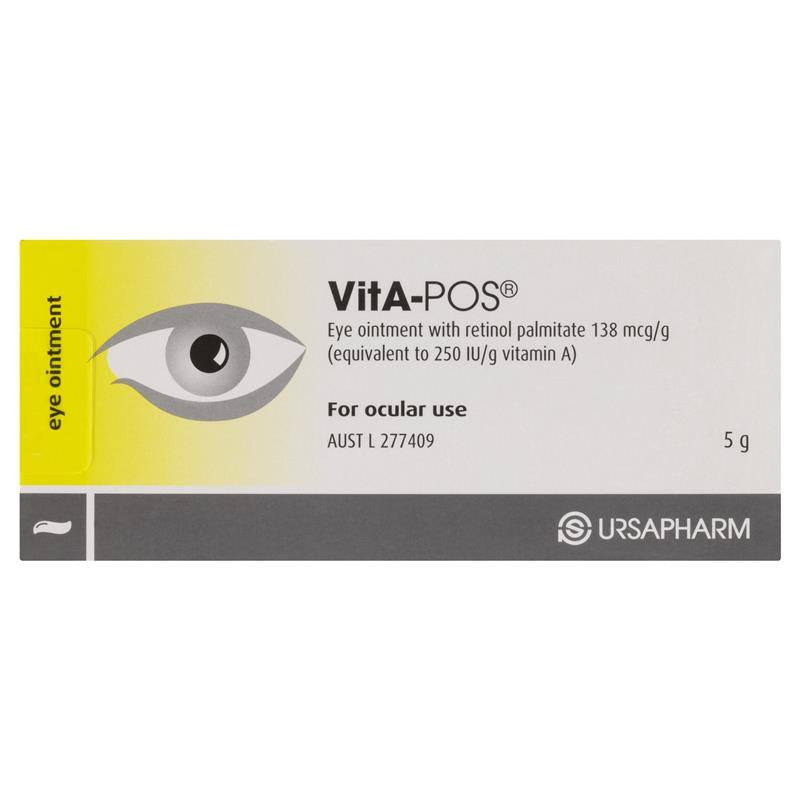 VitA-POS Eye Ointment 5g - Nighttime Relief for Dry Eyes - Auzzi Store