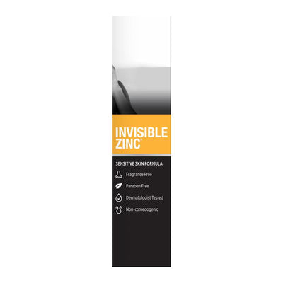 Invisible Zinc SPF 50+ Sheer Defence Facial Moisturiser 50g - Ultimate Protection for Sensitive Skin
