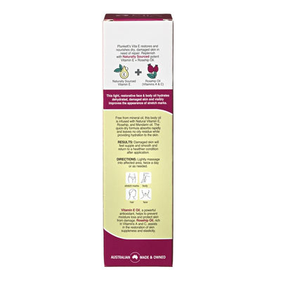 Plunkett's Vita E Natural Vitamin E Quick Dry Oil 125ml - Deep Hydration & Skin Repair