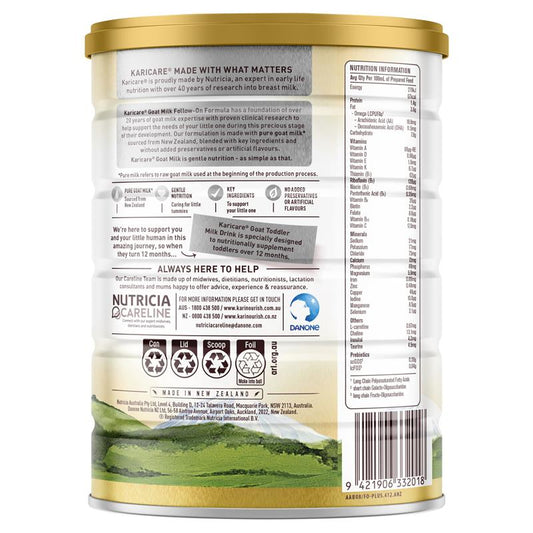 Karicare Goat Milk Follow On Formula 900g - Tailored Nutrition for Growing Babies – view 2