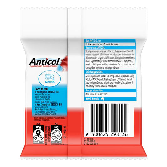 Allens Anticol 3x10 Lozenge Multipack - Natural Relief for Sore Throats-Auzzi Store