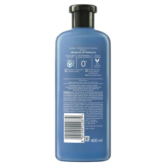 Herbal Essences Bio:Renew Repair Argan Oil Conditioner 400ml - Revitalizing Treatment for Damaged Hair - Auzzi Store