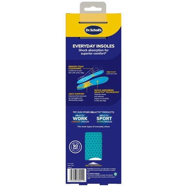 Scholl GelActiv Memory Foam Insoles - Casual, Large, Cushioned