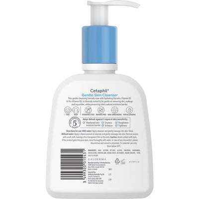 Cetaphil Gentle Skin Cleanser 236ml - Hydrating Cleanser for All Skin Types