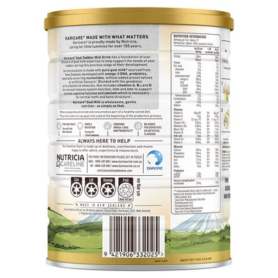 Karicare Goat Milk Toddler Formula 900g - Gentle Nutrition for Growing Tummies
