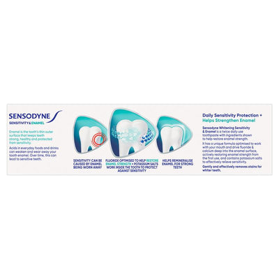Sensodyne Toothpaste for Sensitivity & Enamel - Whitening (100g)