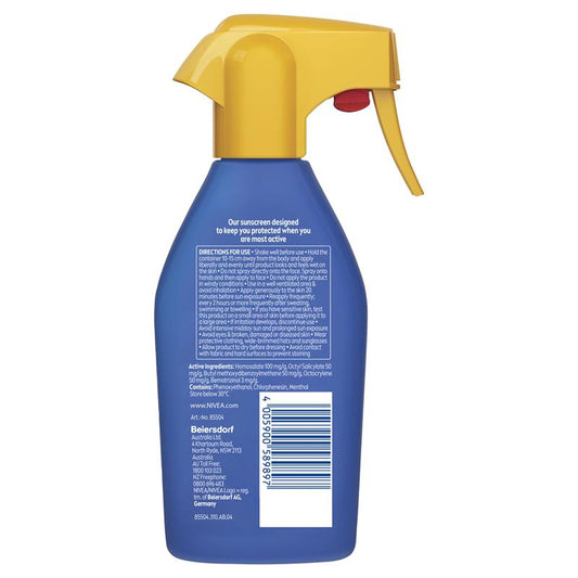 NIVEA Sun Ultra Sport Cooling SPF50+ Sunscreen Spray - 300ml - Auzzi Store