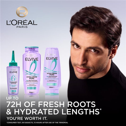 L'Oreal Elvive Hyaluron Pure Oil Erasing Scalp Serum 100ml - Total Scalp Cleanse