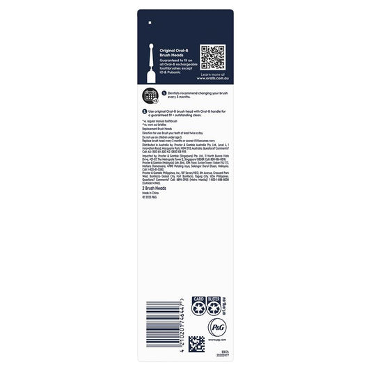 Oral-B Power Toothbrush Sensitive Clean Refills - 2 Pack-Auzzi Store