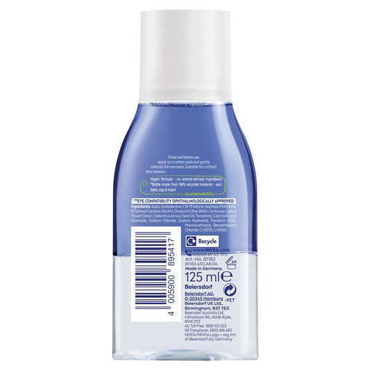 NIVEA Daily Essentials Double Effect Eye Makeup Remover - 125ml-Auzzi Store