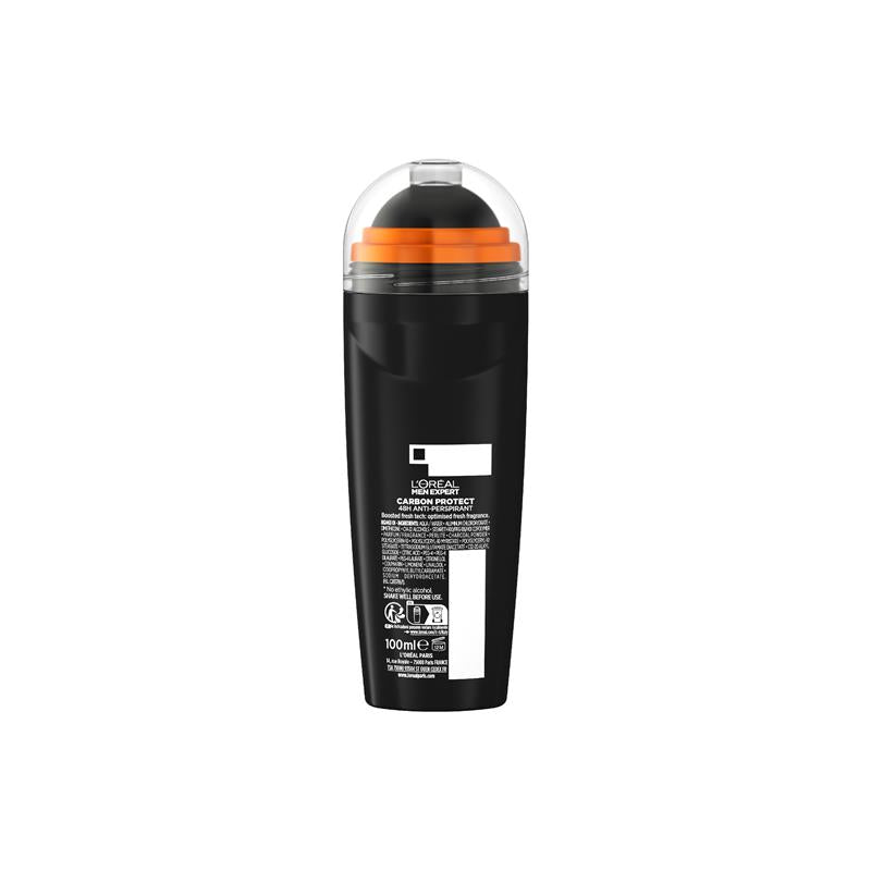 L'Oréal Men Expert Carbon Protect 4-in-1 Roll-On Deo, 100ml, 48h Protection