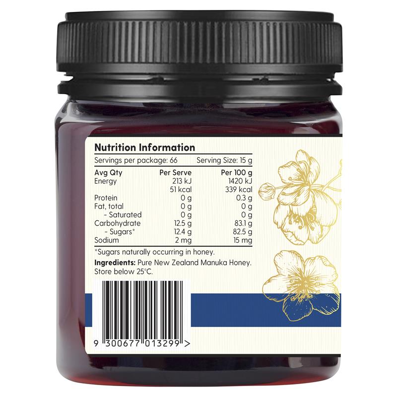 Barnes Naturals 1kg Certified MGO 550+ New Zealand Manuka Honey