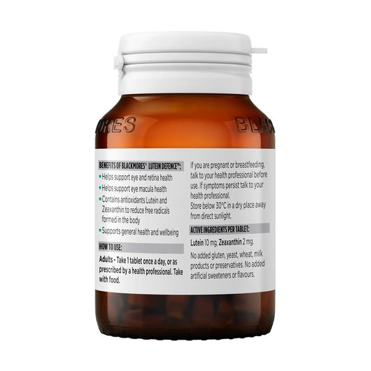 Blackmores Lutein Defence 120 Tablets with Zeaxanthin for Eye Health – view 2