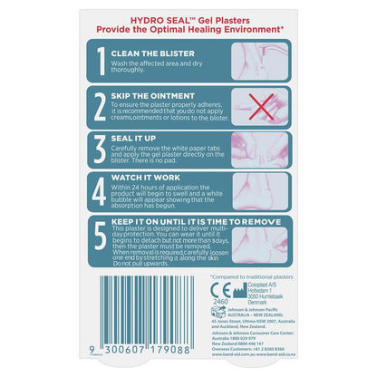 Band-Aid Advanced Healing Hydro Seal Blister Block, Size 4, 4-Pack
