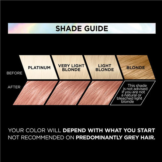 L'Oreal Paris Preference Vivids Permanent Hair Colour 9.213 Melrose (Rose Gold) - High Impact Colour – view 2