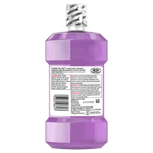 Listerine Total Care Antibacterial Mouthwash - 250mL-Auzzi Store