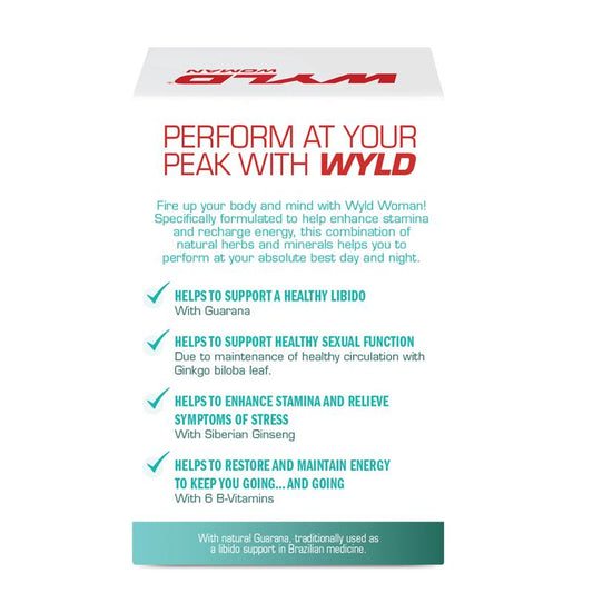 Wyld For Women 60 Tablets - Energy and Libido Enhancement-Auzzi Store