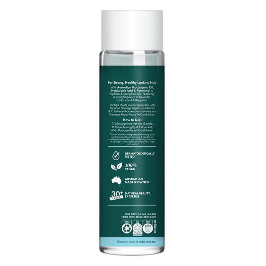 A'kin Damage Repair Shampoo 375ml - Revitalize Dry & Damaged Hair – view 2 - Auzzistore
