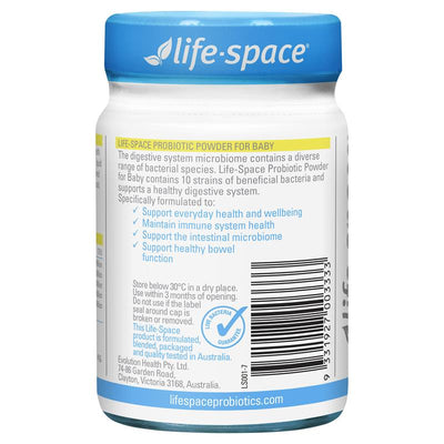 Life-Space Baby Probiotic Powder 60g – 10 Strains for Digestive Health