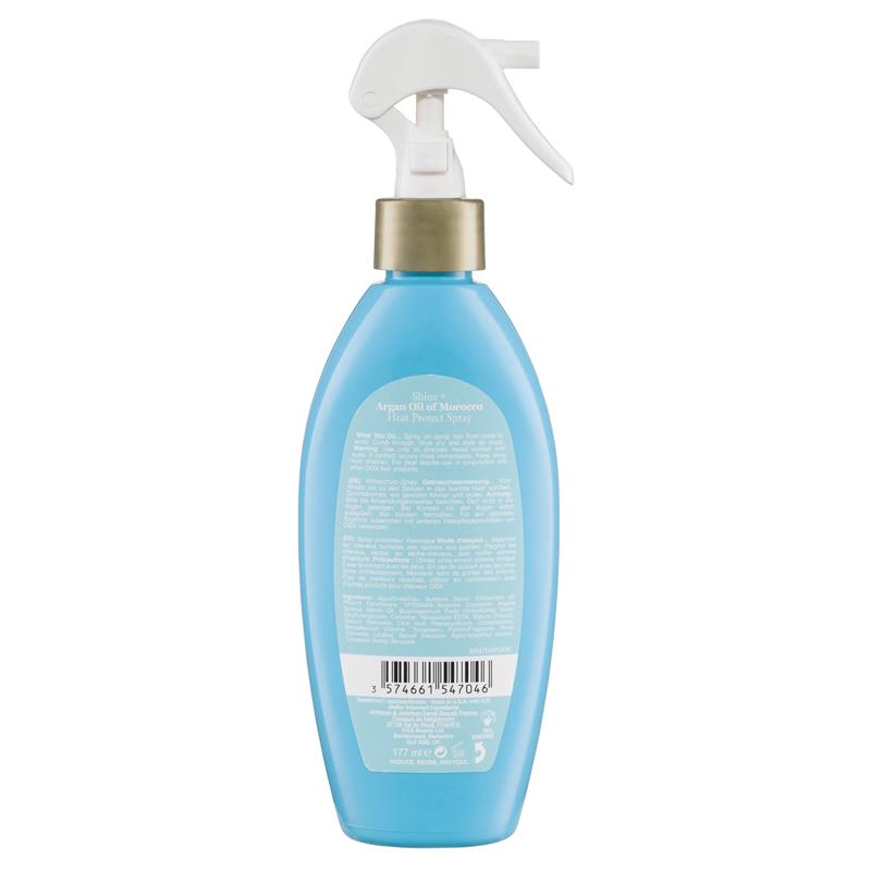 Ogx Flexible Control Shine + Hydrate Argan Oil of Morocco Heat Protect Spray 177ml - Ultimate Hair Protection - Auzzi Store